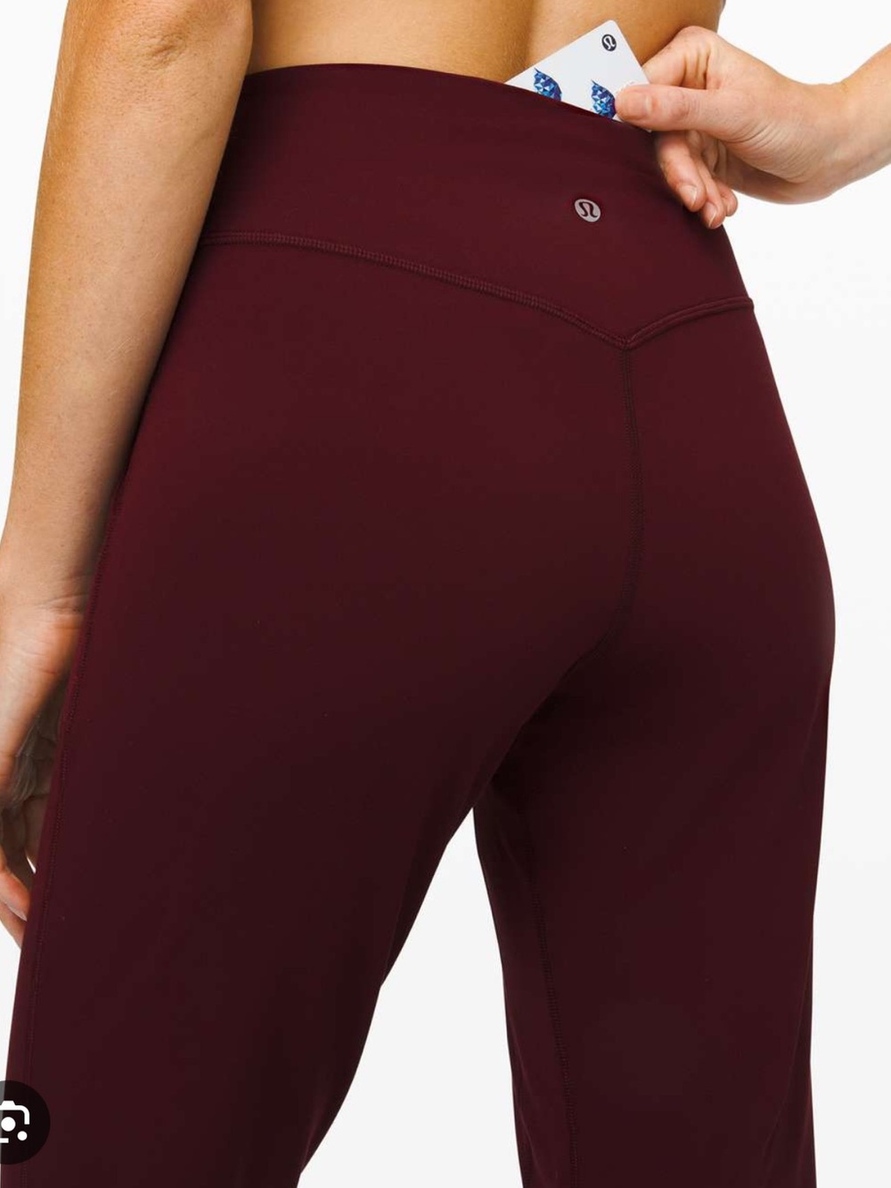 Lululemon align jogger size 2 in Garnet maroon color full length 28”